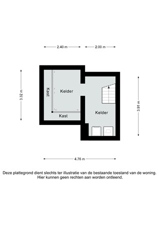 Plattegrond - Grubbelaan 49, 6431 GE Hoensbroek - Grubbelaan 49 Hoensbroek - Kelder 2D.jpg